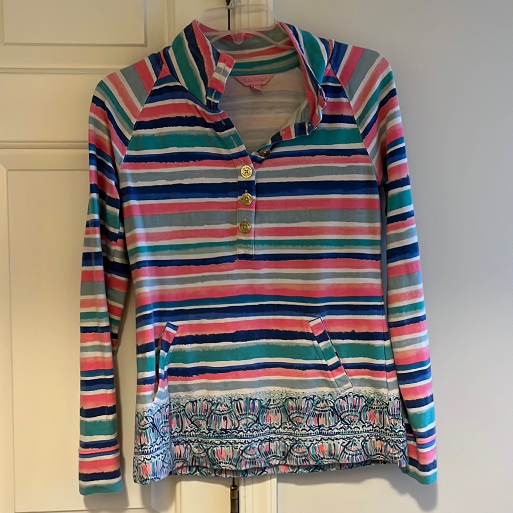 Lilly Pulitzer Button Up Pullover